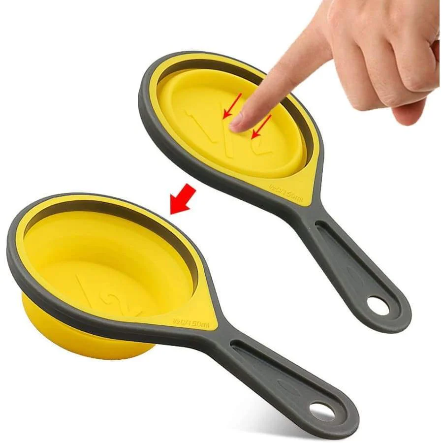 8 Piece Collapsible Measuring Cups and Spoons Set by BariatricPal - Image 10