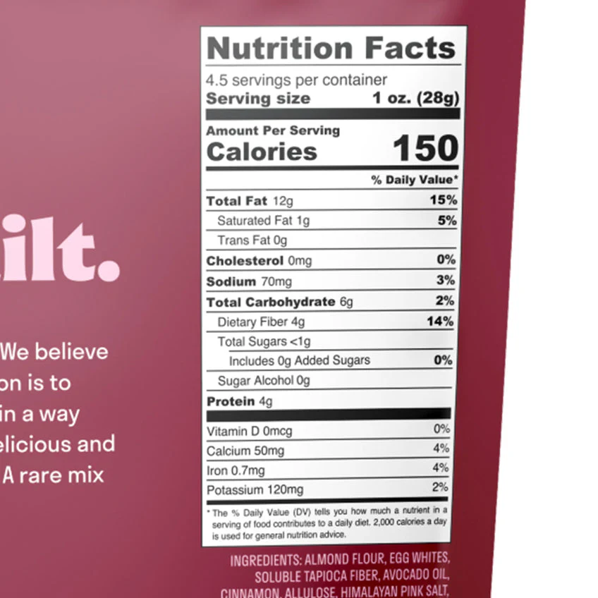 Almond Flour Crackers by Real Phat Foods - Sweet Cinnamon Crunch (4.5 oz) - Image 3
