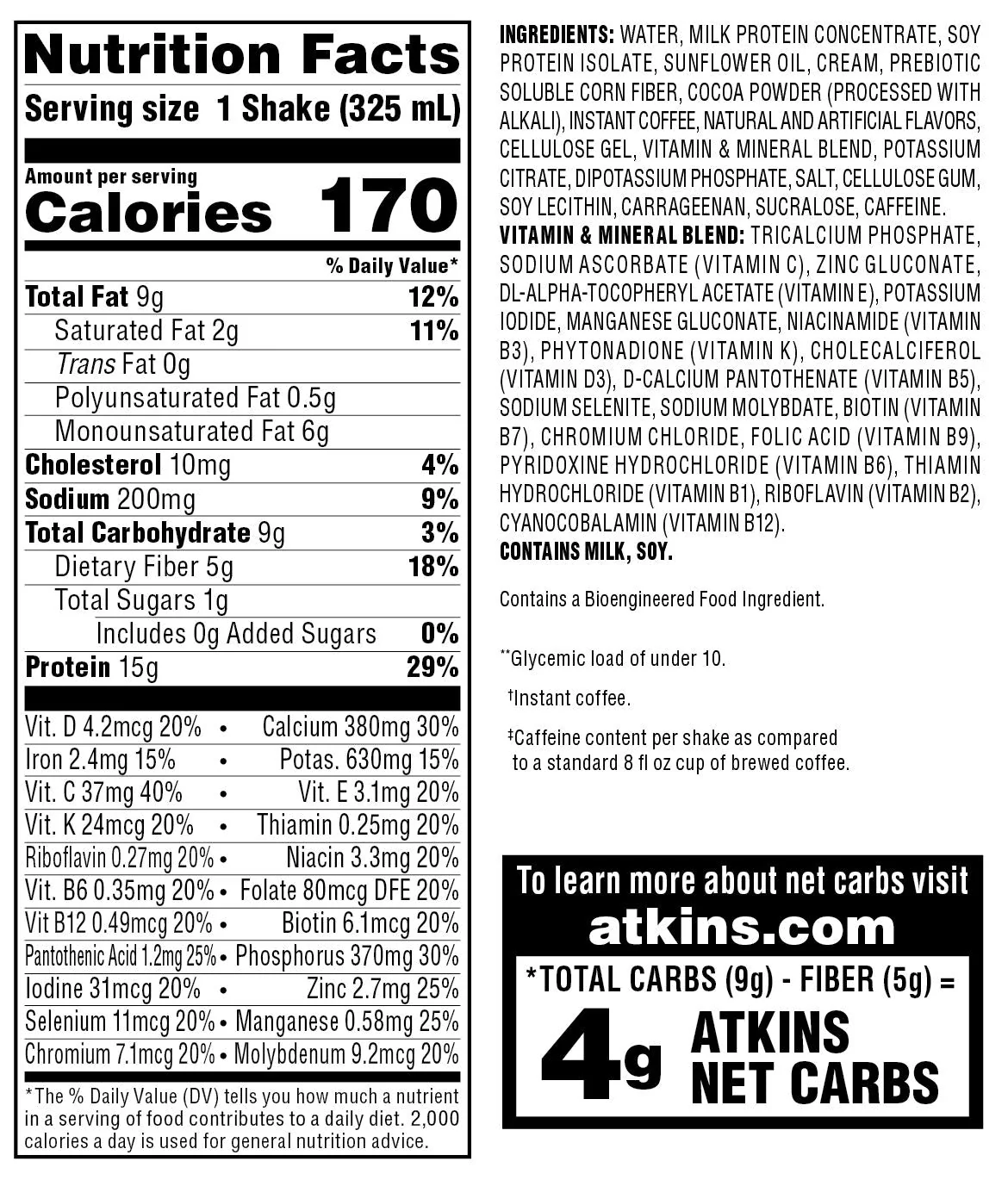 Atkins Nutritionals Iced Coffee Ready-to-Drink Protein Shakes - Image 10