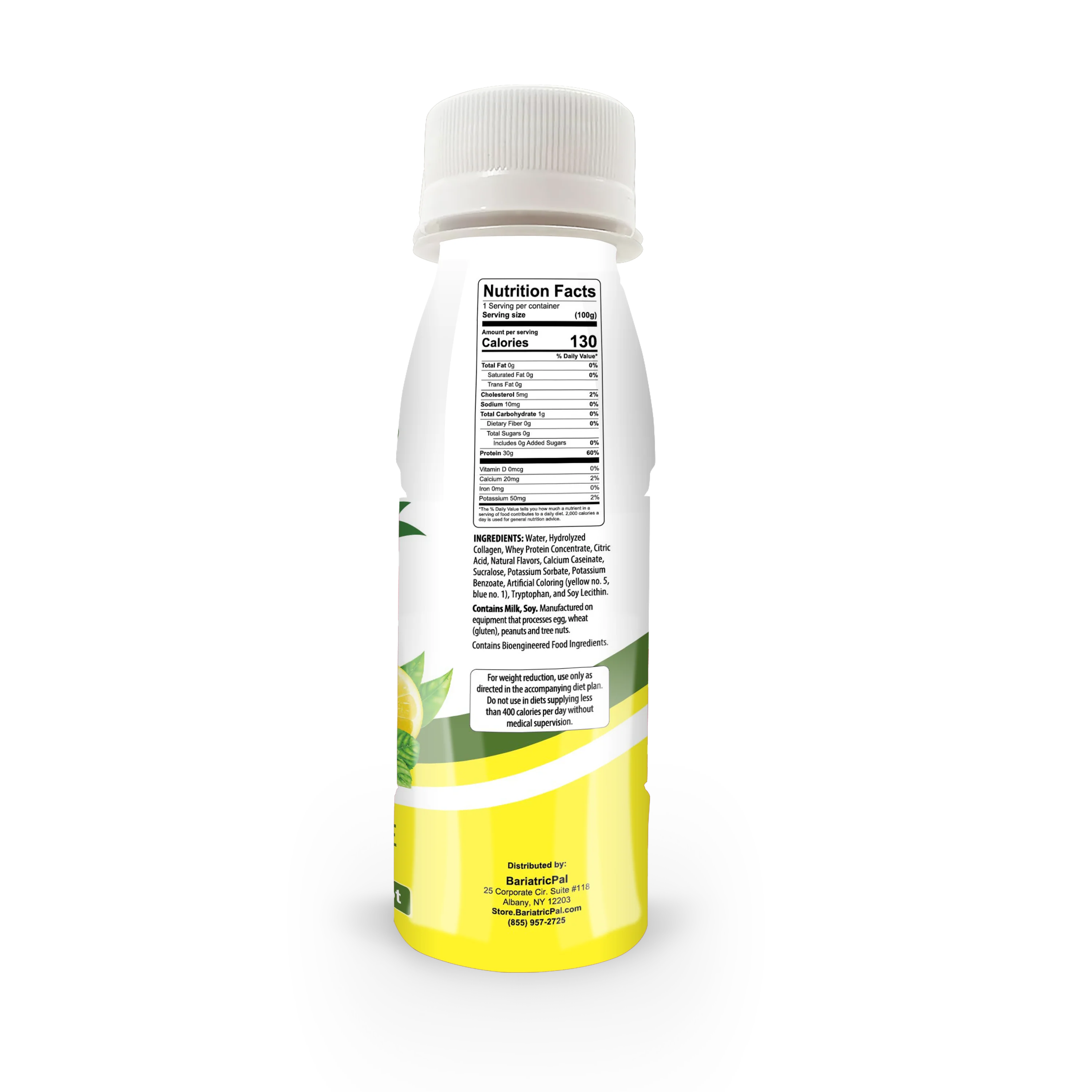 BariatricPal 30g Whey & Collagen Complete Protein Power Pro Shots - Lemon Lime - Image 3