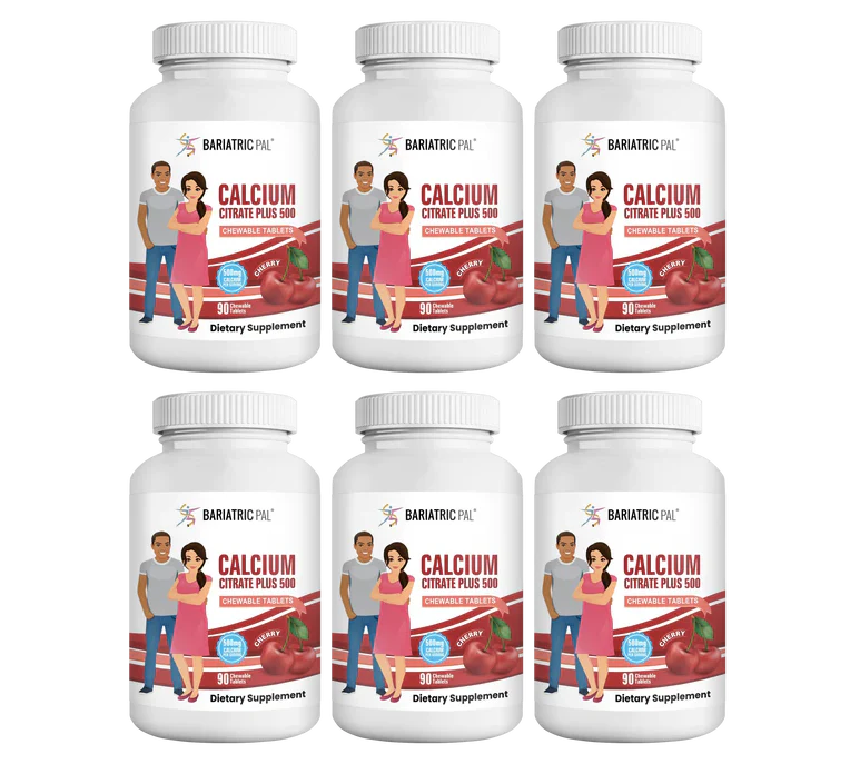 BariatricPal Calcium Citrate 500mg Chewable Tablets - Cherry - Image 4