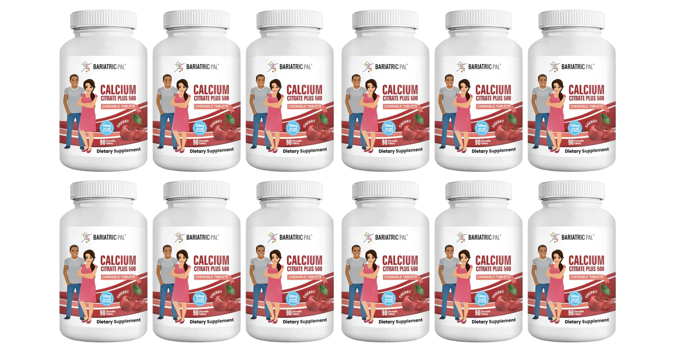 BariatricPal Calcium Citrate 500mg Chewable Tablets - Cherry - Image 5