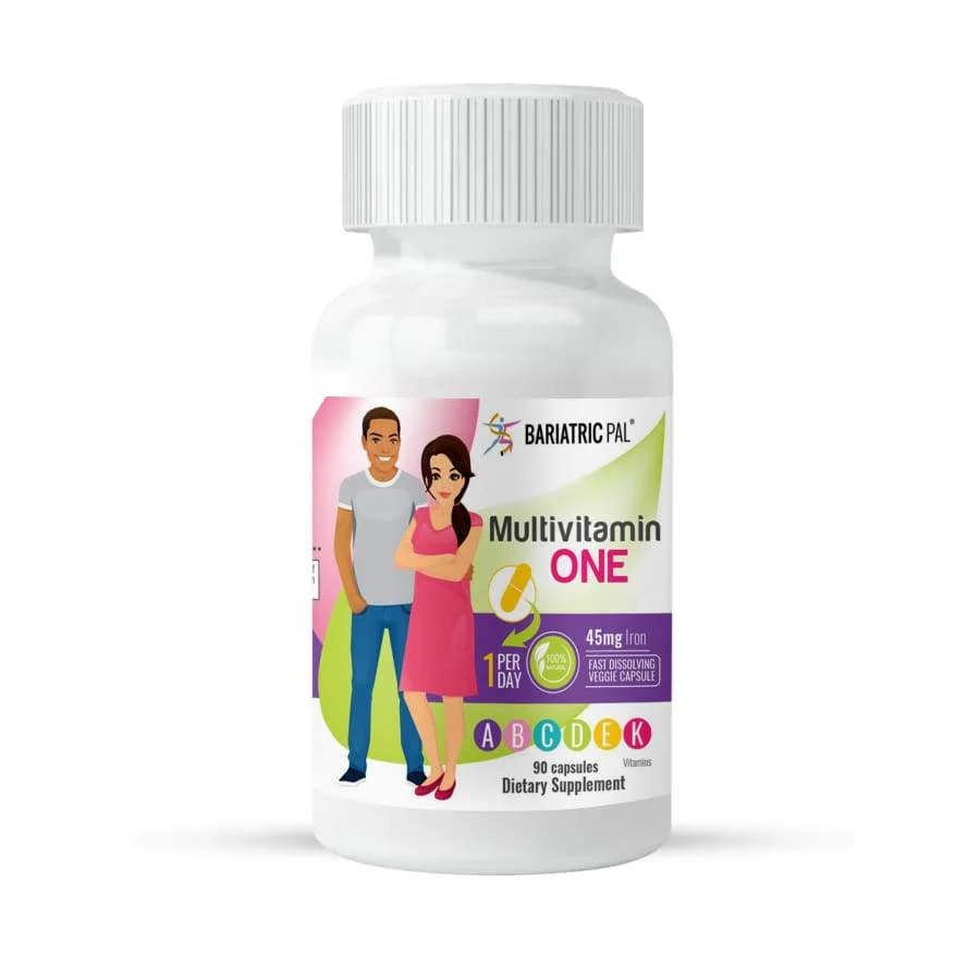 BariatricPal Multivitamin ONE "1 per Day!" Bariatric Multivitamin Capsule with 45mg Iron - Image 5