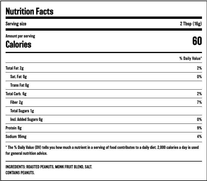 BetterBody Foods PB Fit Sugar-Free Peanut Butter Powder (13oz) - Image 2