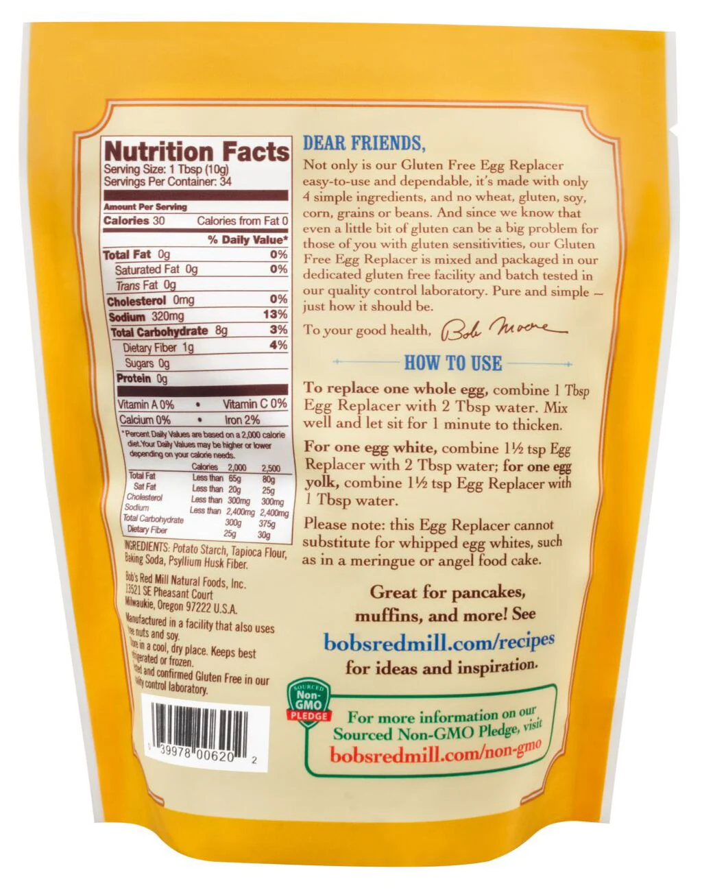 Bob's Red Mill Egg Replacer 12 oz - Image 2