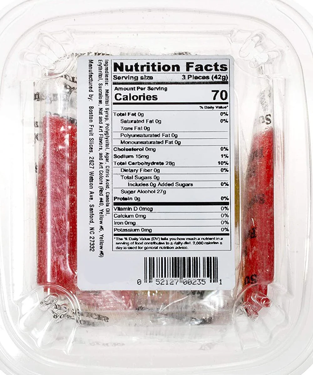 Boston Fruit Slices Sugar Free Fruit Slices 5 oz (142g) - Image 2