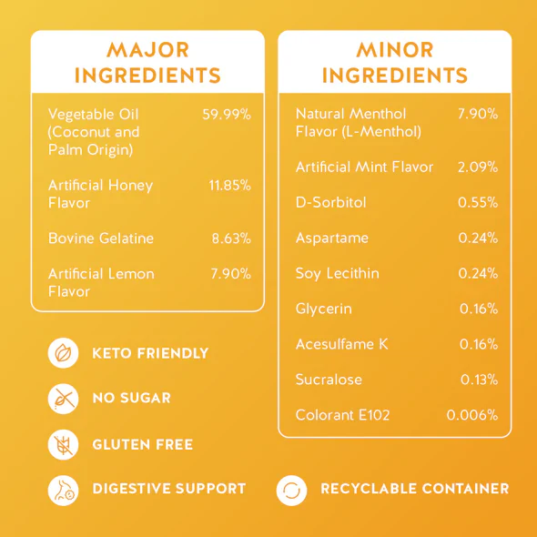Breath + Gut Mints For Gut Healthy by NUDE - Honey Lemon - Image 8