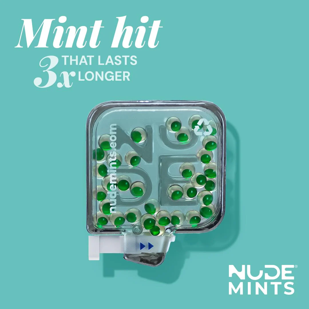 Breath + Gut Mints For Gut Healthy by NUDE - Spearmint - Image 3