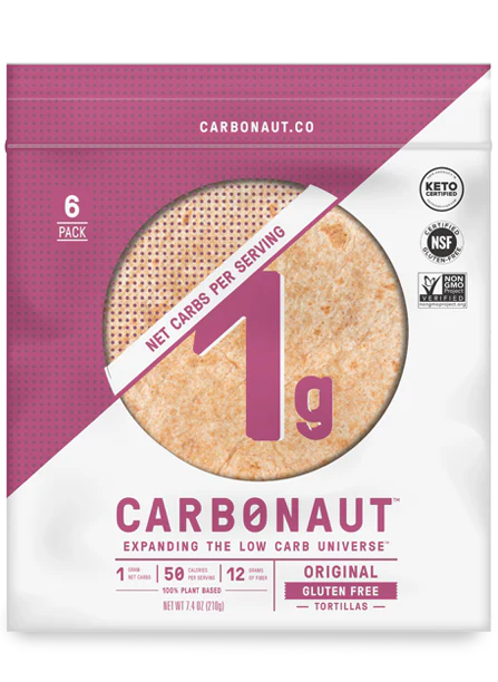 Carbonaut Low Carb Gluten Free Tortillas, 7.4 oz
