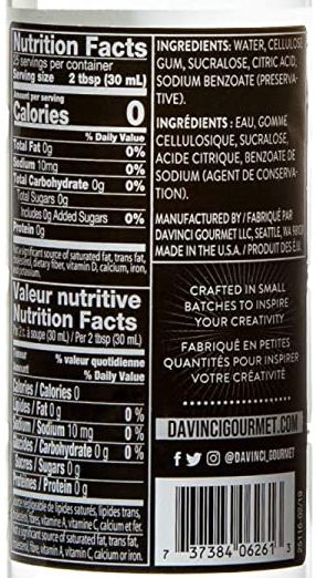 Da Vinci Sugar Free Syrup - Image 103