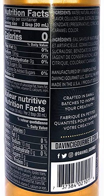 Da Vinci Sugar Free Syrup - Image 109
