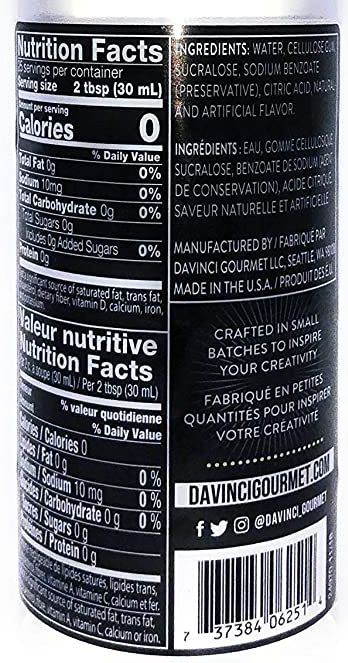 Da Vinci Sugar Free Syrup - Image 115