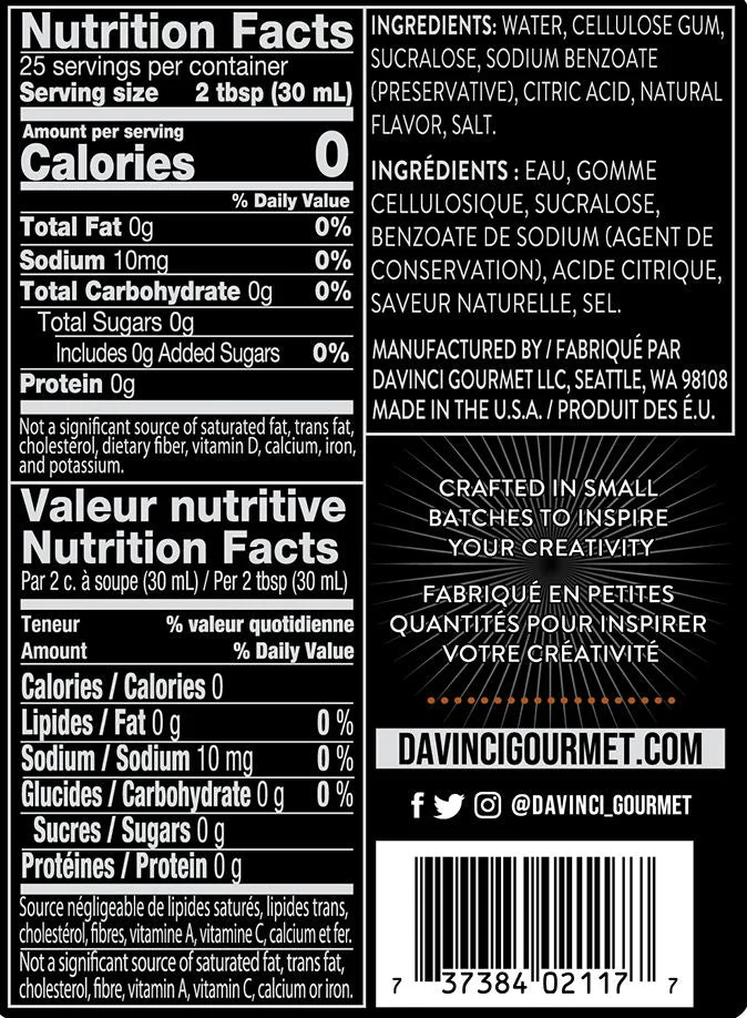 Da Vinci Sugar Free Syrup - Image 35
