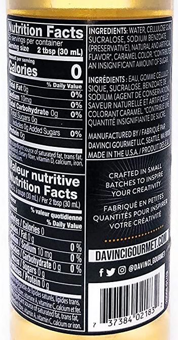 Da Vinci Sugar Free Syrup - Image 47
