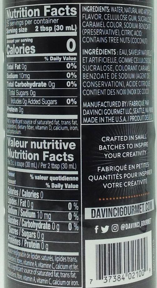 Da Vinci Sugar Free Syrup - Image 59