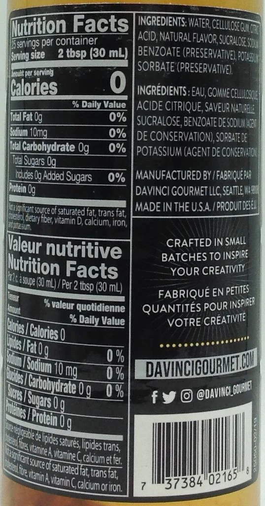 Da Vinci Sugar Free Syrup - Image 77