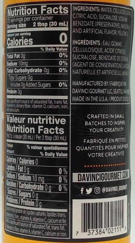 Da Vinci Sugar Free Syrup - Image 80