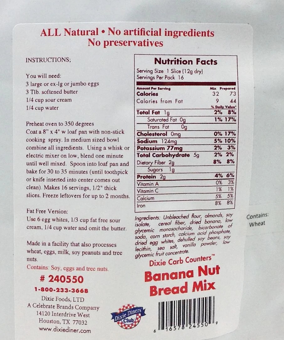 Dixie USA Carb Counters Bread Mix - Image 2
