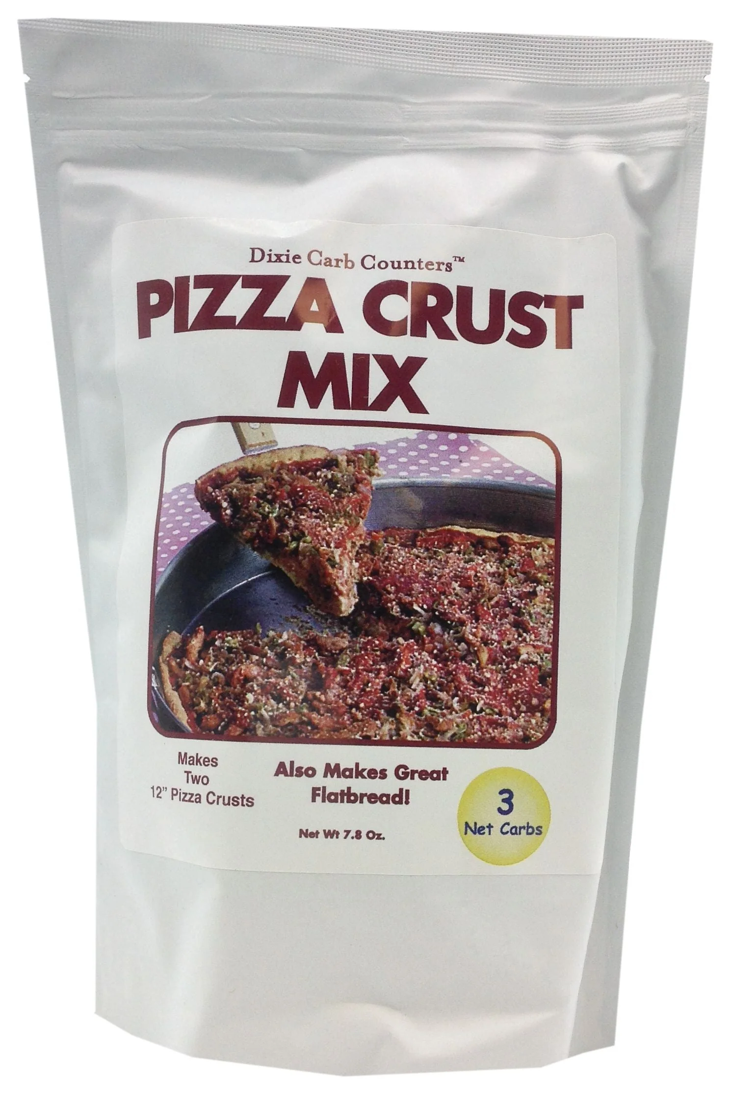 Dixie USA Carb Counters Pizza Crust Mix 7.8 oz (CLEARANCE: Best by February 27, 2026)