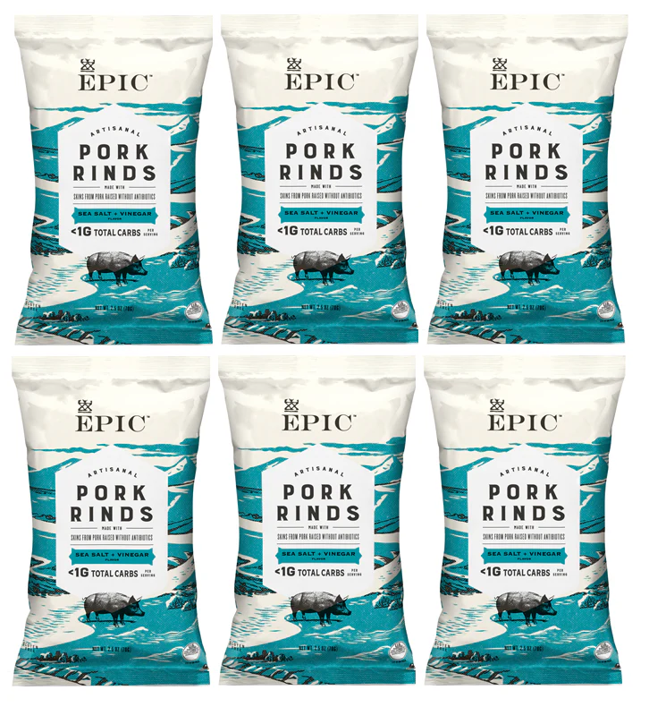 Epic Pork Rinds - Sea Salt Vinegar 2.5 oz - Image 3