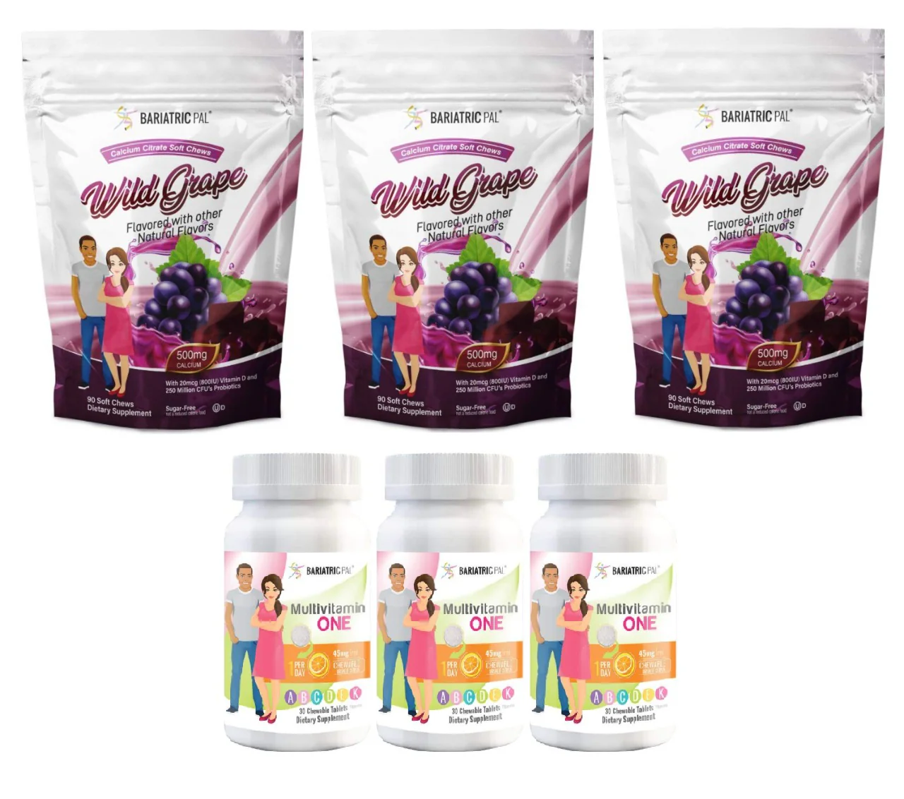 Gastric Bypass Complete Bariatric Vitamin Pack by BariatricPal - Chewables - Image 20