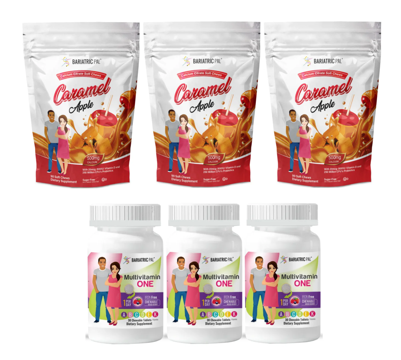 Gastric Bypass Complete Bariatric Vitamin Pack by BariatricPal - Chewables - Image 34