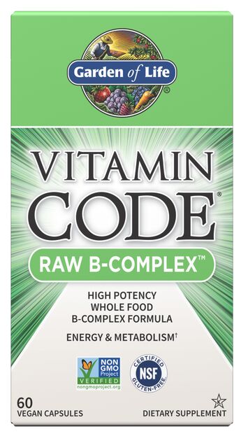 Garden of Life Vitamin Code RAW B-Complex 60 vegan capsules
