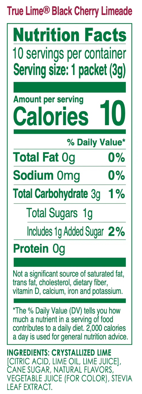 True Citrus True Lime Drink Mix - Image 2
