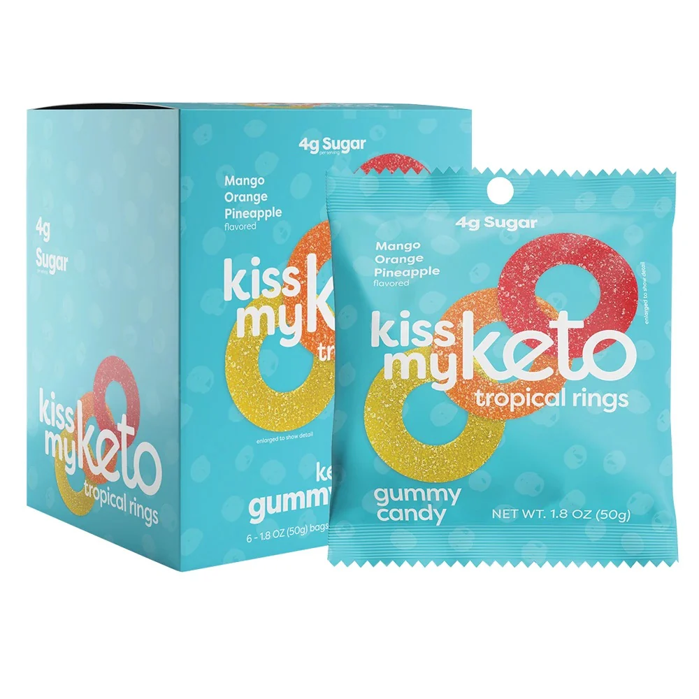 Kiss My Keto Gummies - Tropical Rings - Image 8