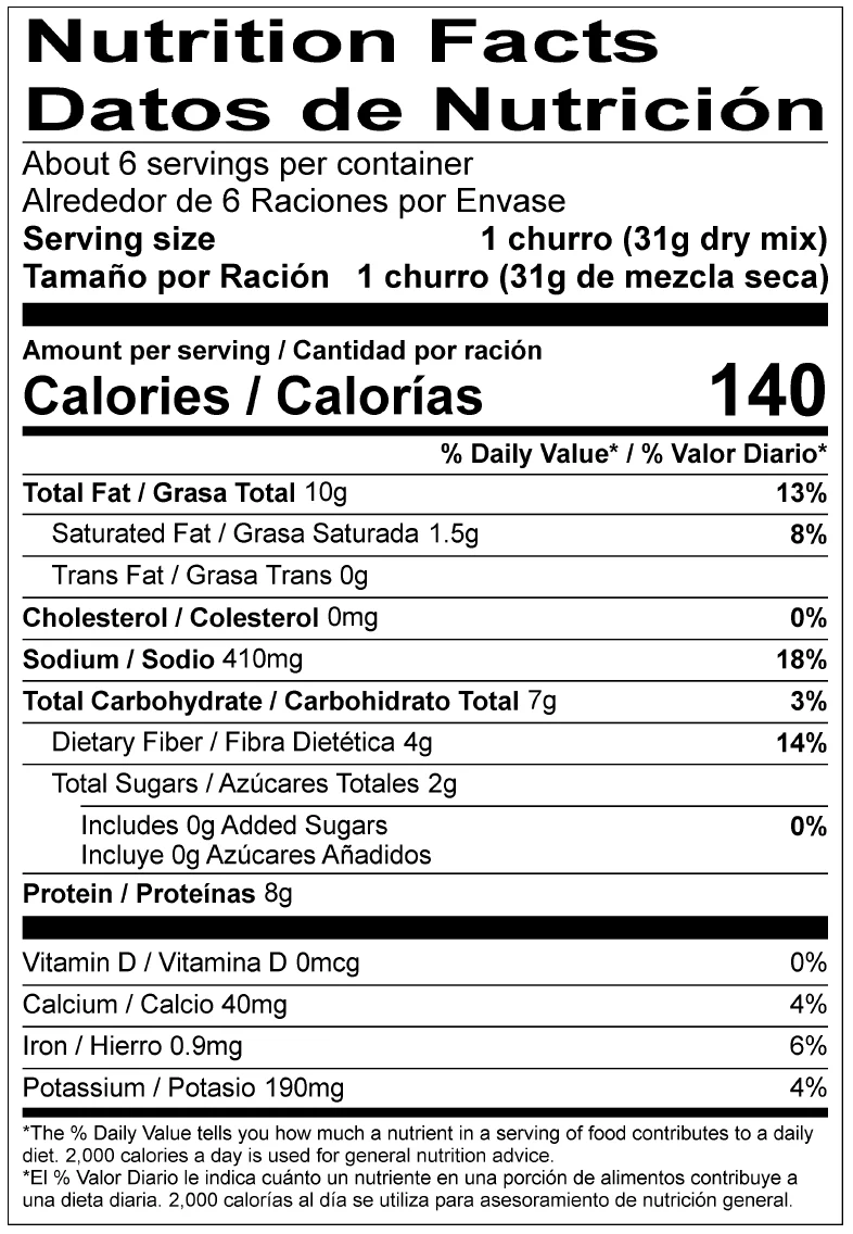 Keto Churro Mix by Sonora Keto Pantry - Image 2