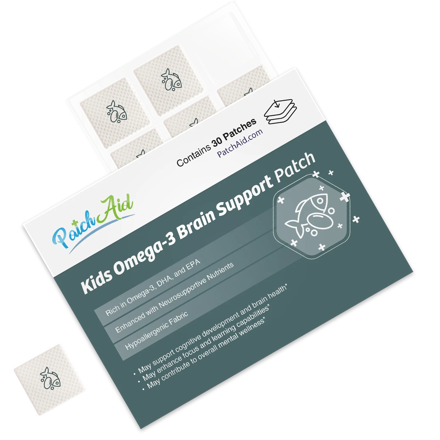 Kids Omega-3 Brain Support Patch by PatchAid - Image 3