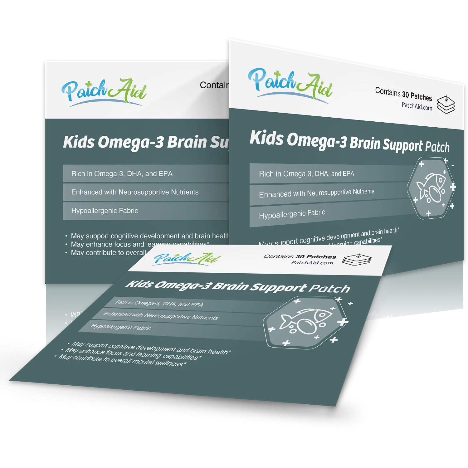 Kids Omega-3 Brain Support Patch by PatchAid - Image 4