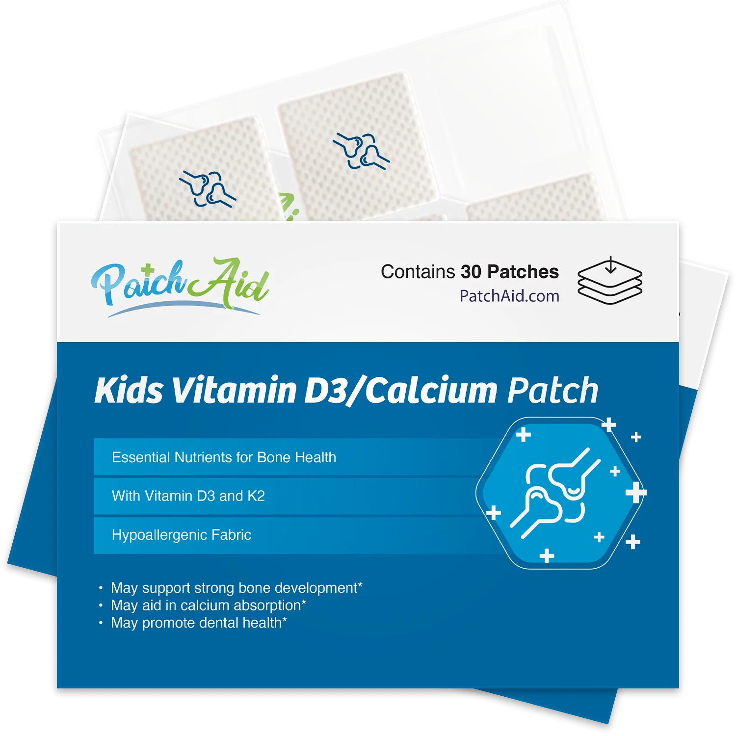 Kids Vitamin D3/Calcium Patch by PatchAid