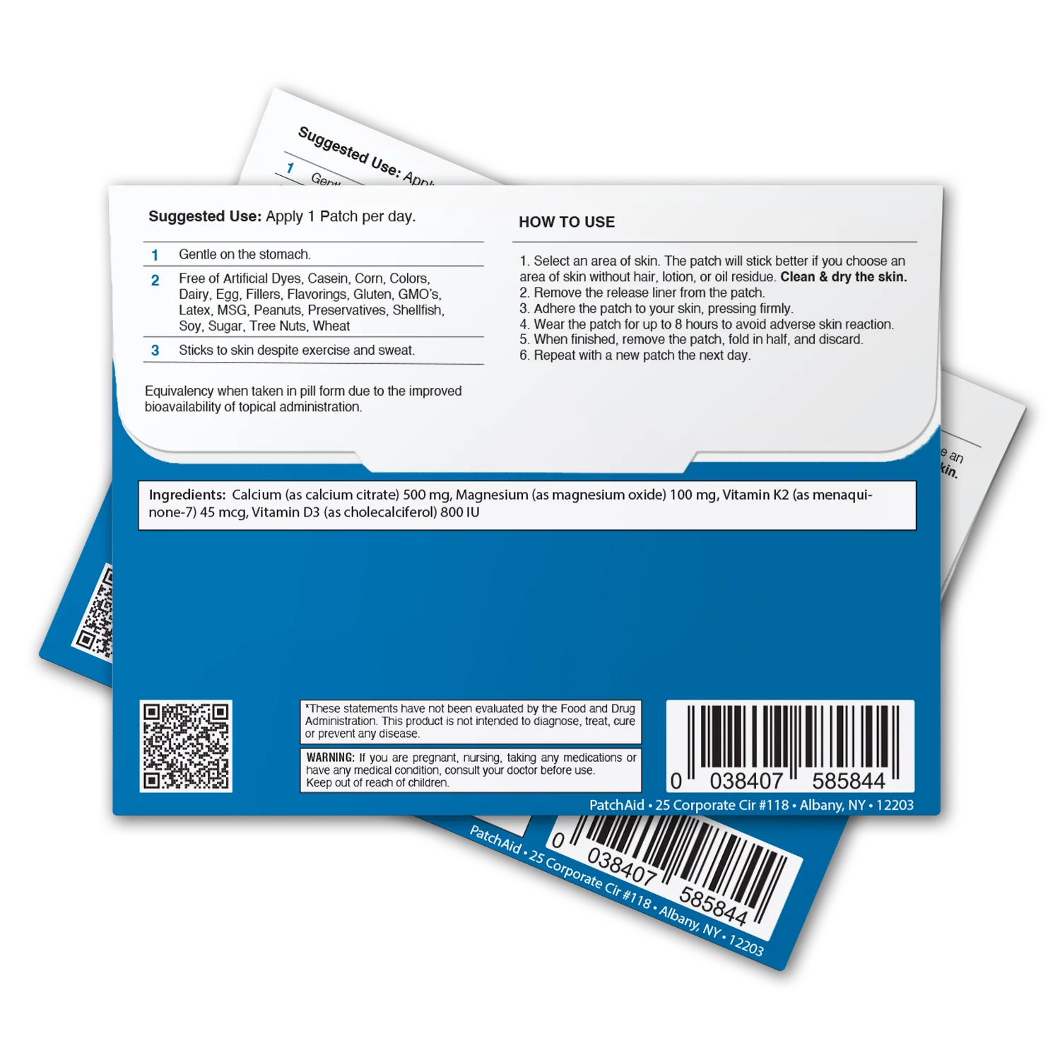 Kids Vitamin D3/Calcium Patch by PatchAid - Image 2