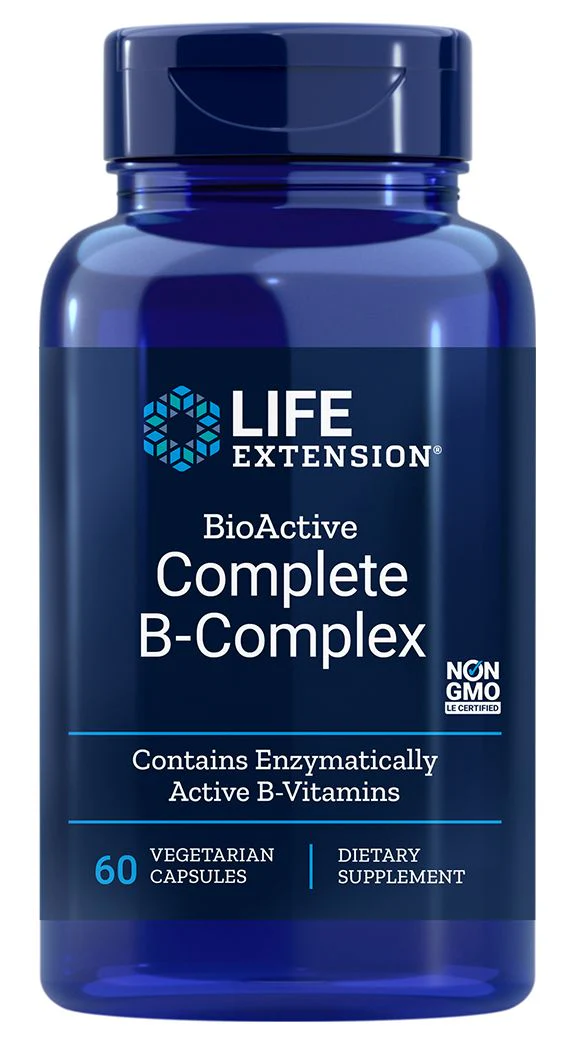 Life Extension BioActive Complete B-Complex 60 vegetarian caps