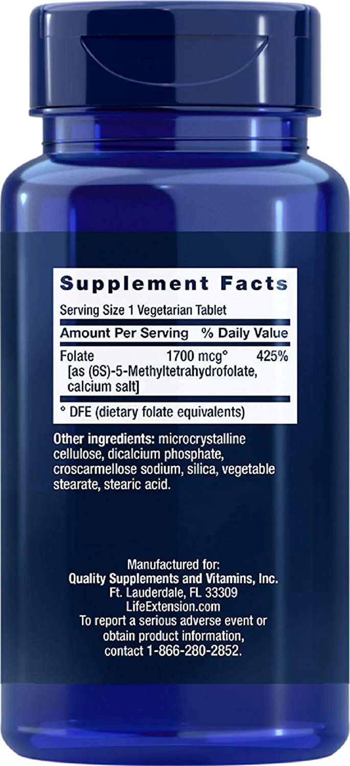 Life Extension Optimized Folate - Image 2