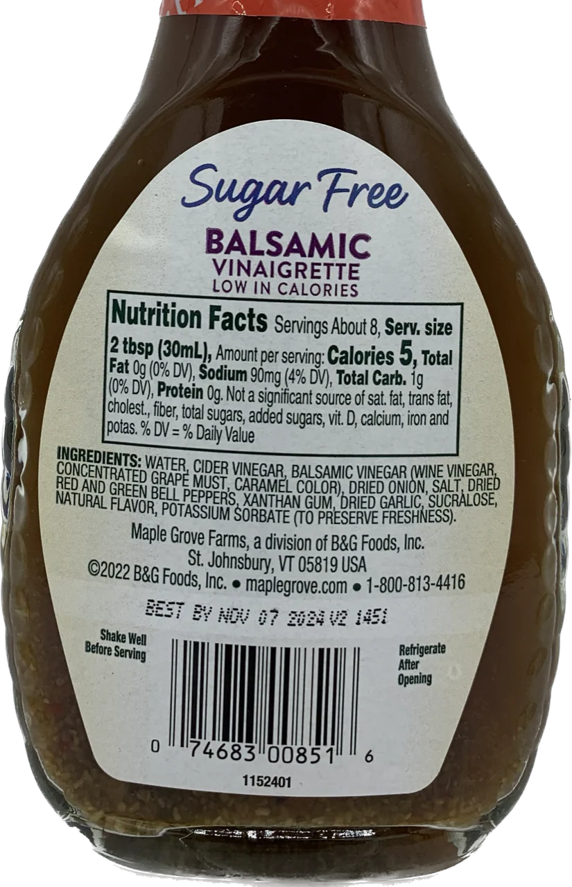 Maple Grove Farms Sugar Free Salad Dressing - Image 4
