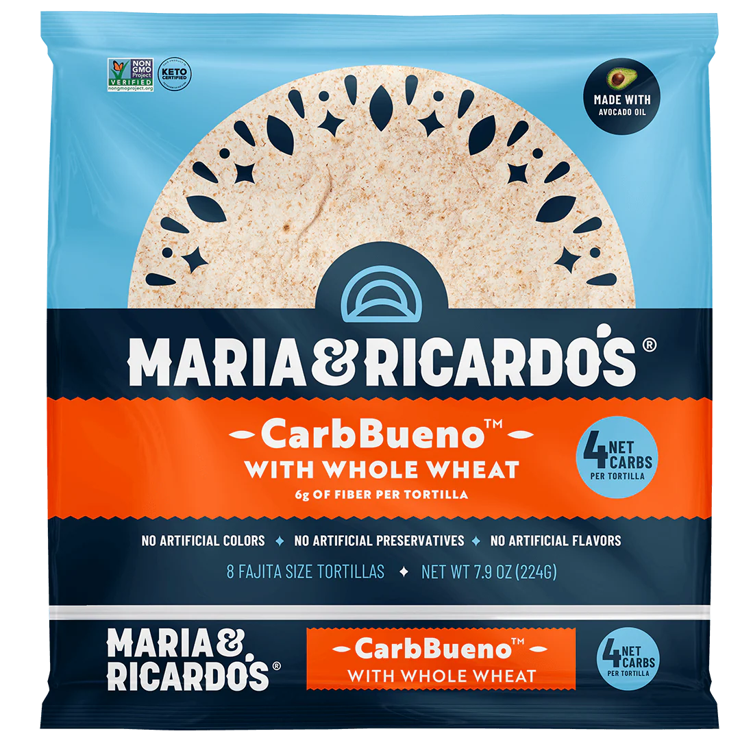 Maria and Ricardo's CarbBueno™ with Whole Wheat Tortillas