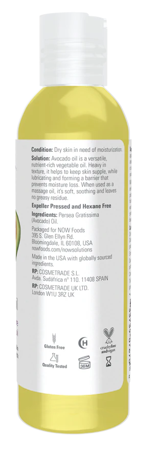 NOW Avocado Oil 4 fl oz. - Image 3