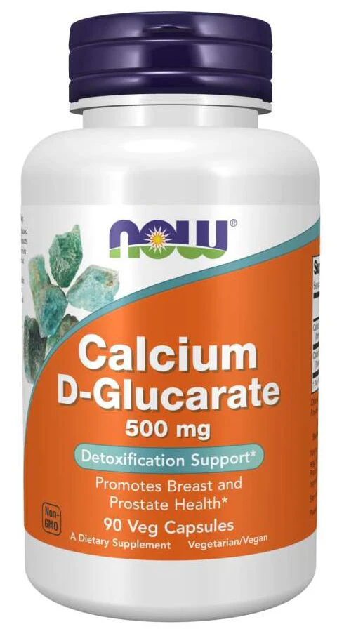NOW Calcium D-Glucarate 500mg - 90 veg capsules