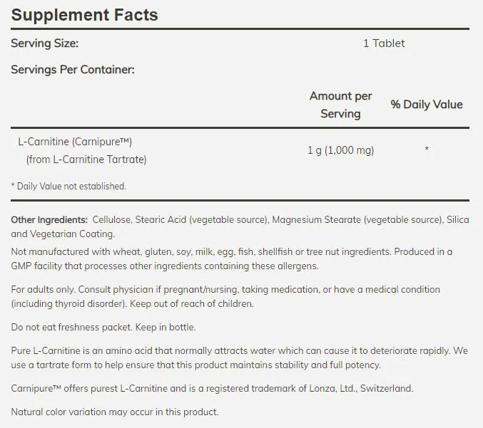 NOW L-Carnitine - Image 4