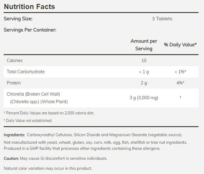 NOW Chlorella - Image 2