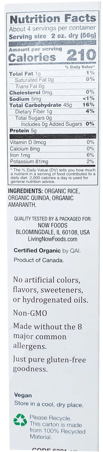 NOW Quinoa Pasta - Image 3