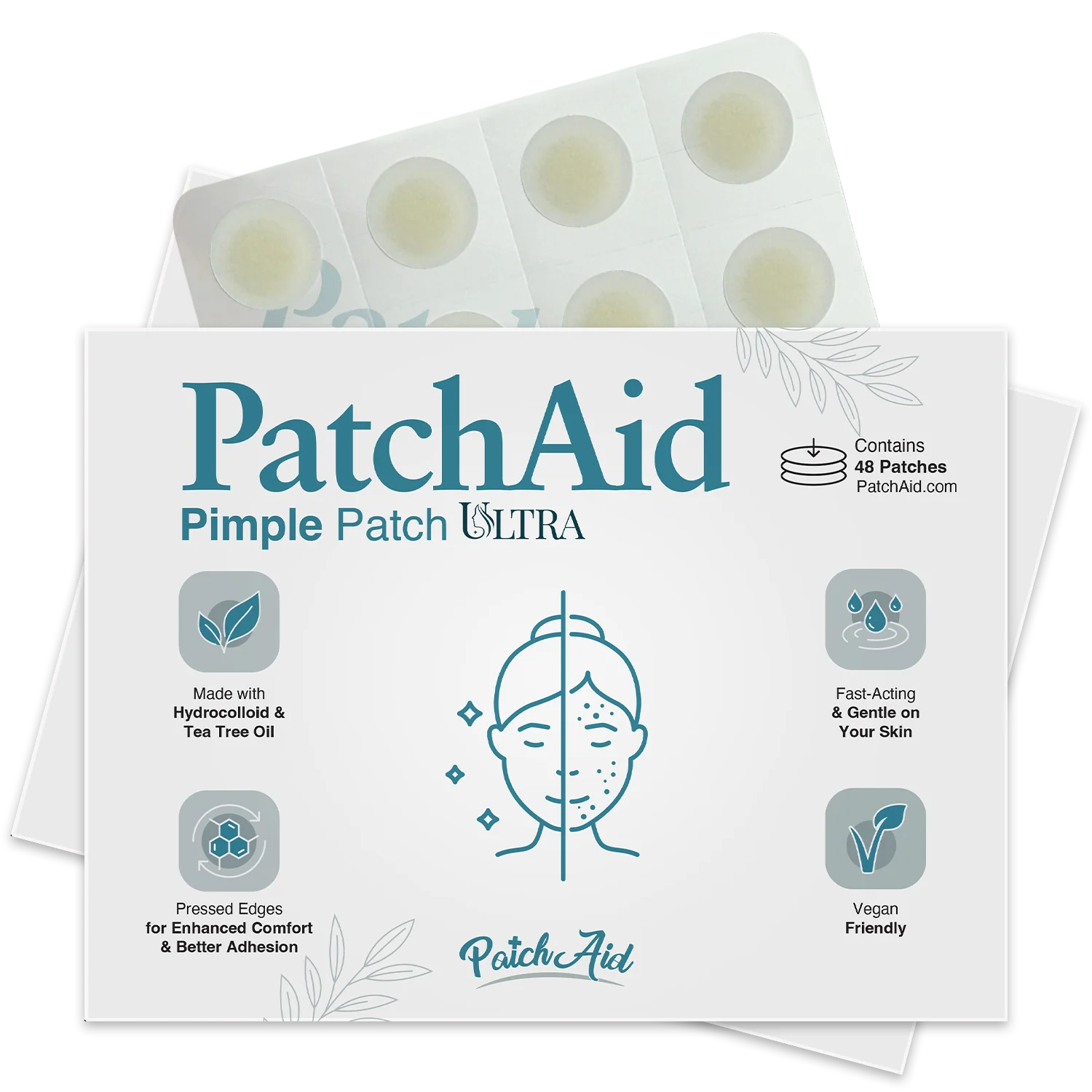 Pimple Patch Ultra – 48 Invisible Hydrocolloid Patches with Tapered Edges - Image 4