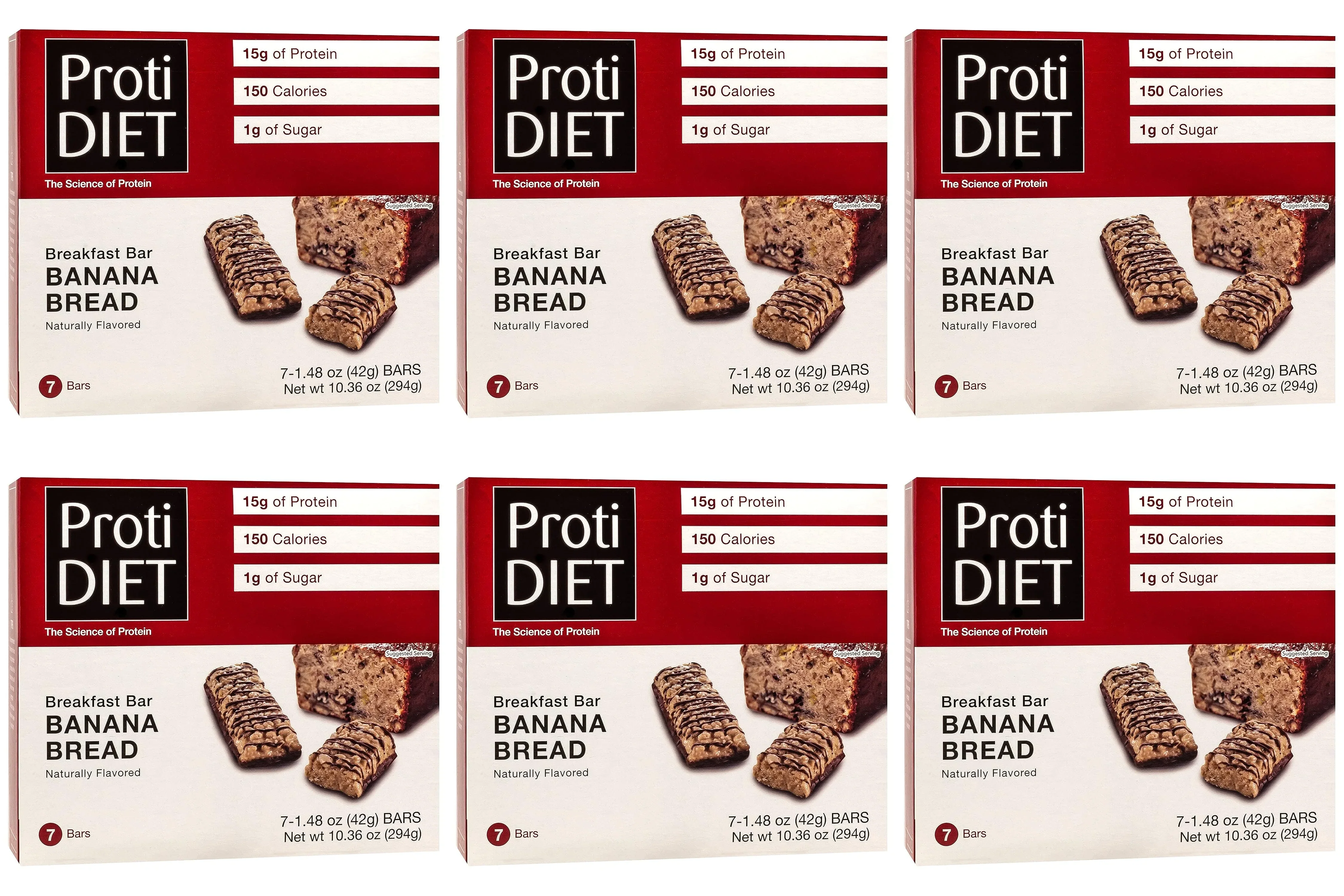 Proti Diet Breakfast Bars, Banana Bread, 7 Bars - Image 5