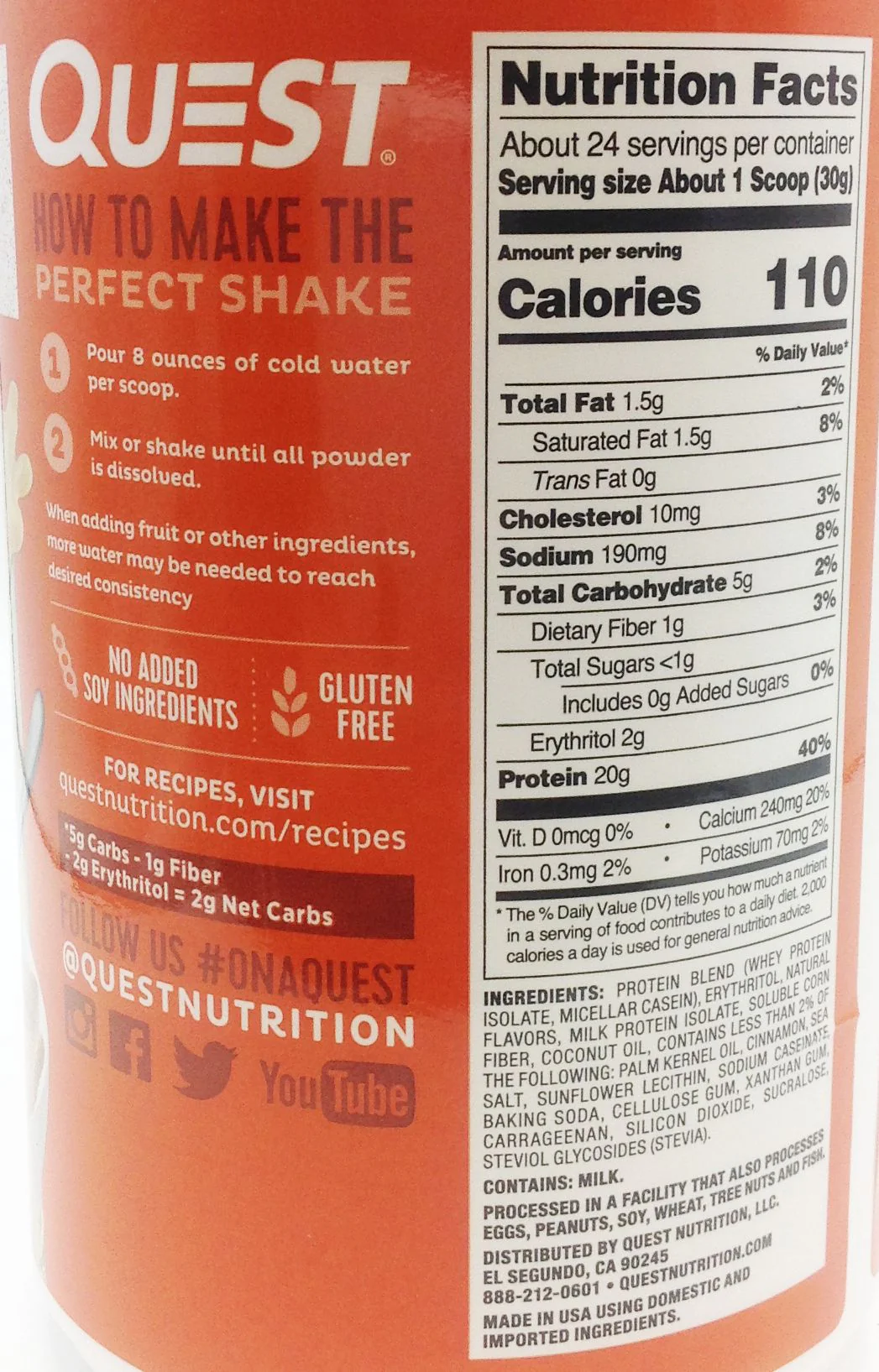 Quest Nutrition Quest Protein Powder - Image 4