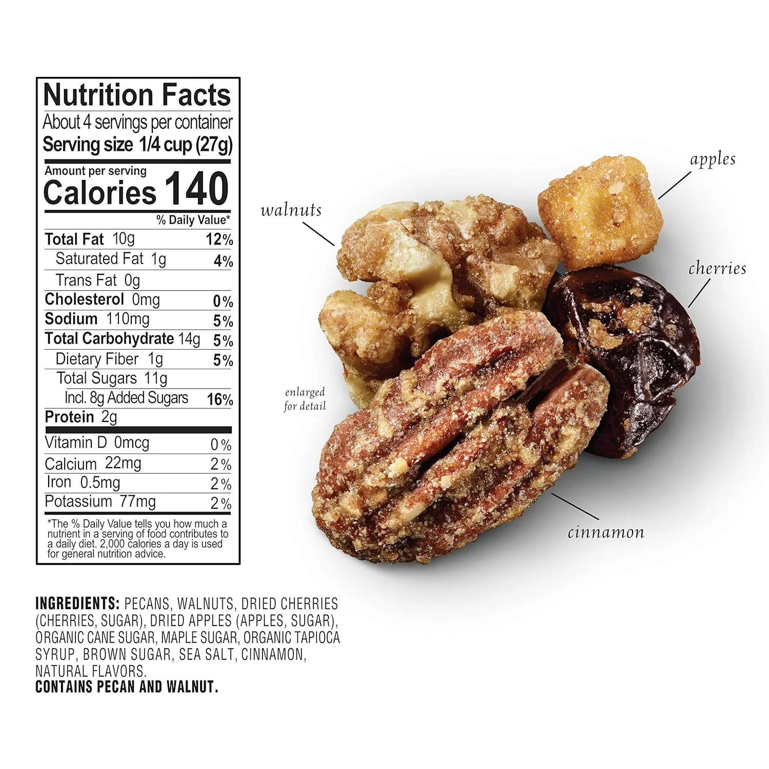 Sahale Snacks Maple Pecans Glazed Mix 4oz Bag - Image 2
