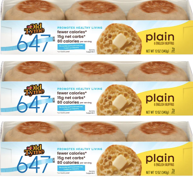 Schmidt / Old Tyme 647 English Muffins 6 muffins - Image 5
