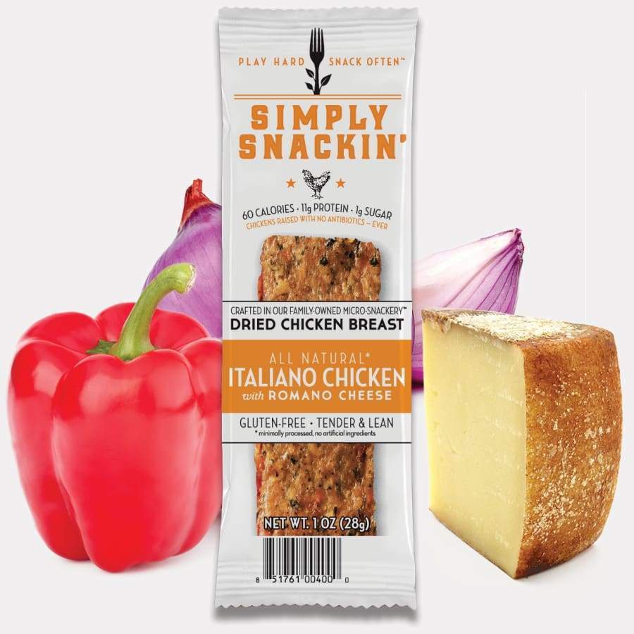 Simply Snackin' Chicken Protein Snack - Italiano Chicken with Romano - Image 2