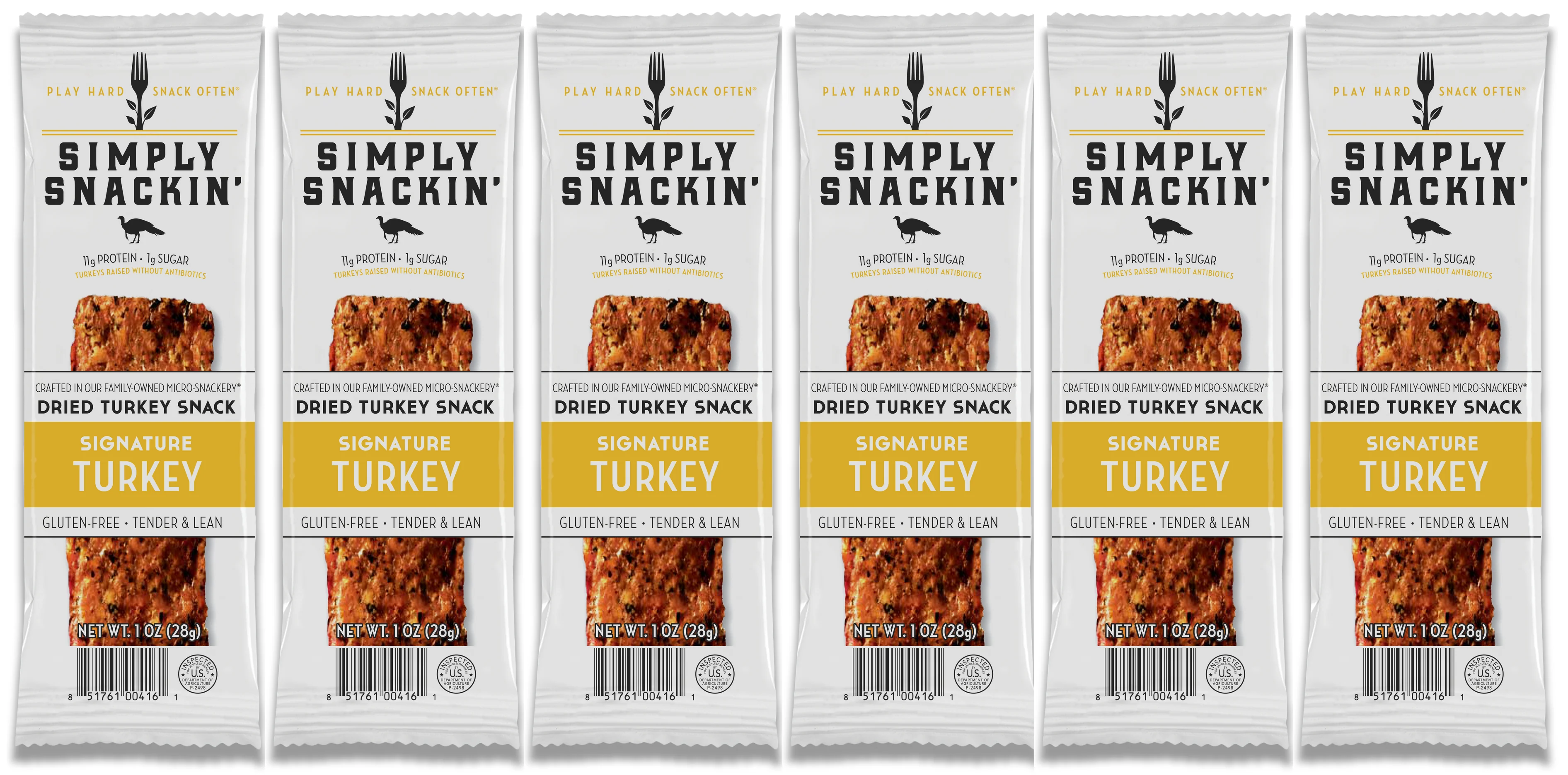 Simply Snackin' Dried Turkey Snack - Signature Turkey - Image 3